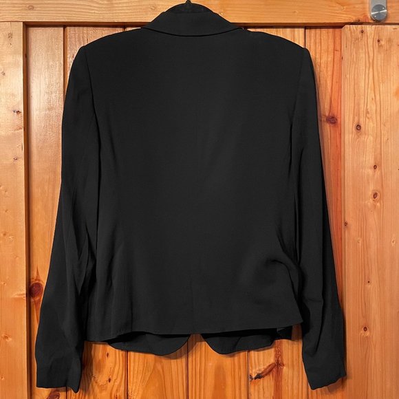 Escada Single Button Front Blazer, Black - Picture 3 of 8